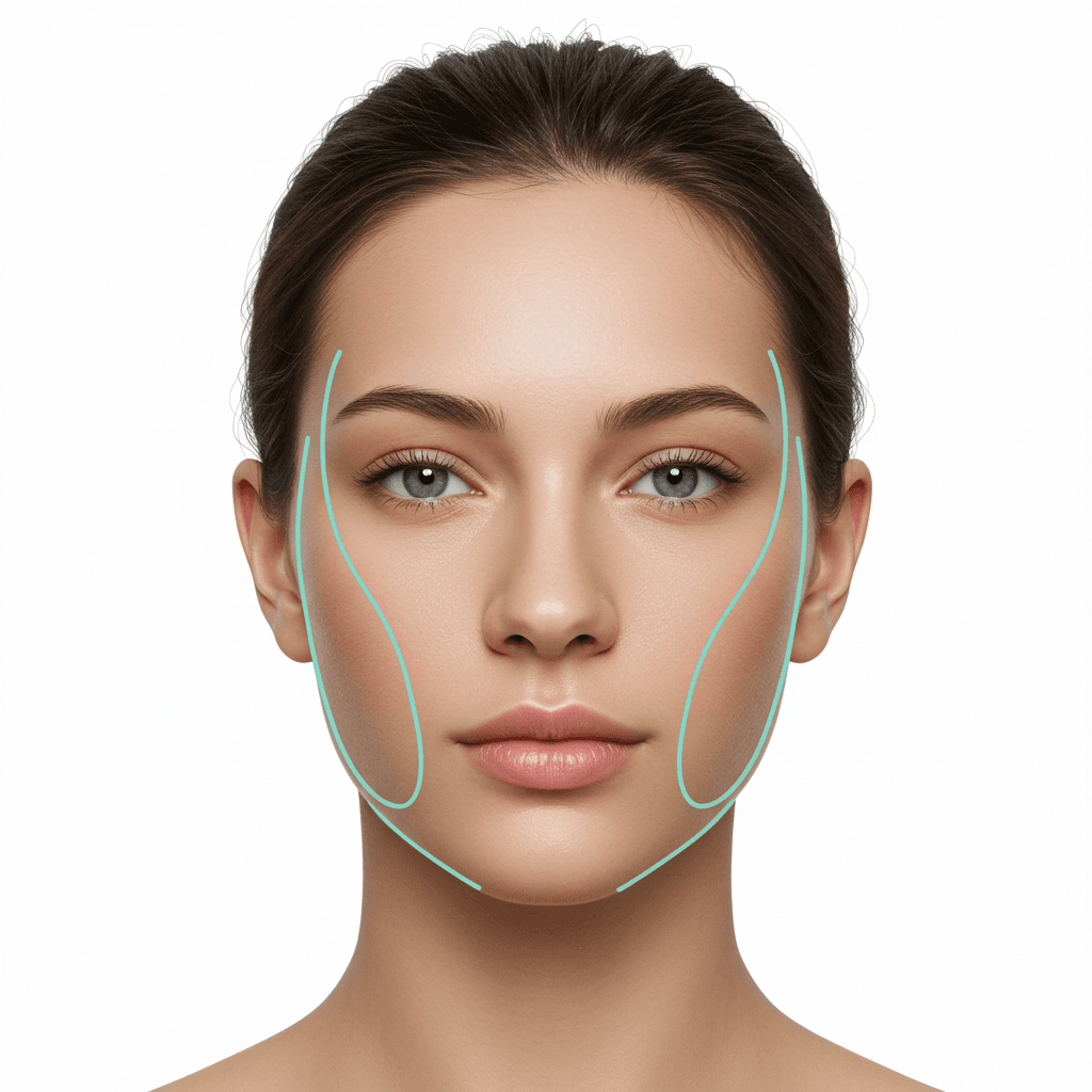 Cheek & Contour Symmetry Evaluation