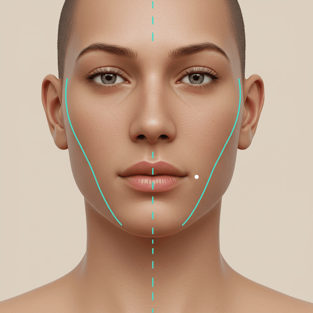 Jawline & Chin Symmetry Analysis